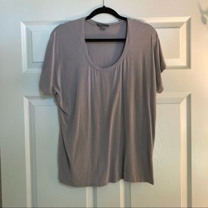 Vince taupe scoop neck shirt size M